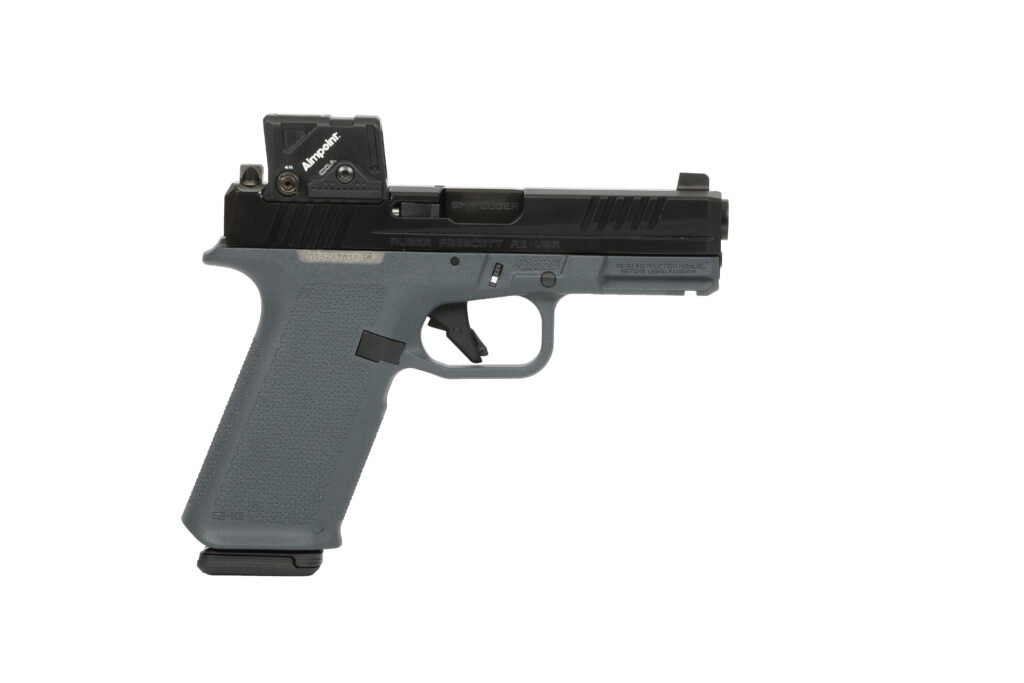 Ruger RXM 9mm Pistol, Stealth Gray, 4" Barrel, 17+1 w/Aimpoint COA product image