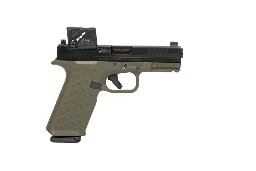 Ruger RXM 9mm Pistol, OD Green, 4" Barrel, 17+1 w/Aimpoint COA product image