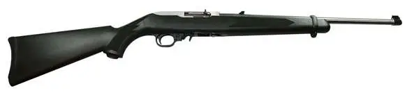 Ruger 10/22 Carbine .22 LR 18.5" Stainless/Black Synthetic Rifle, 10-Round