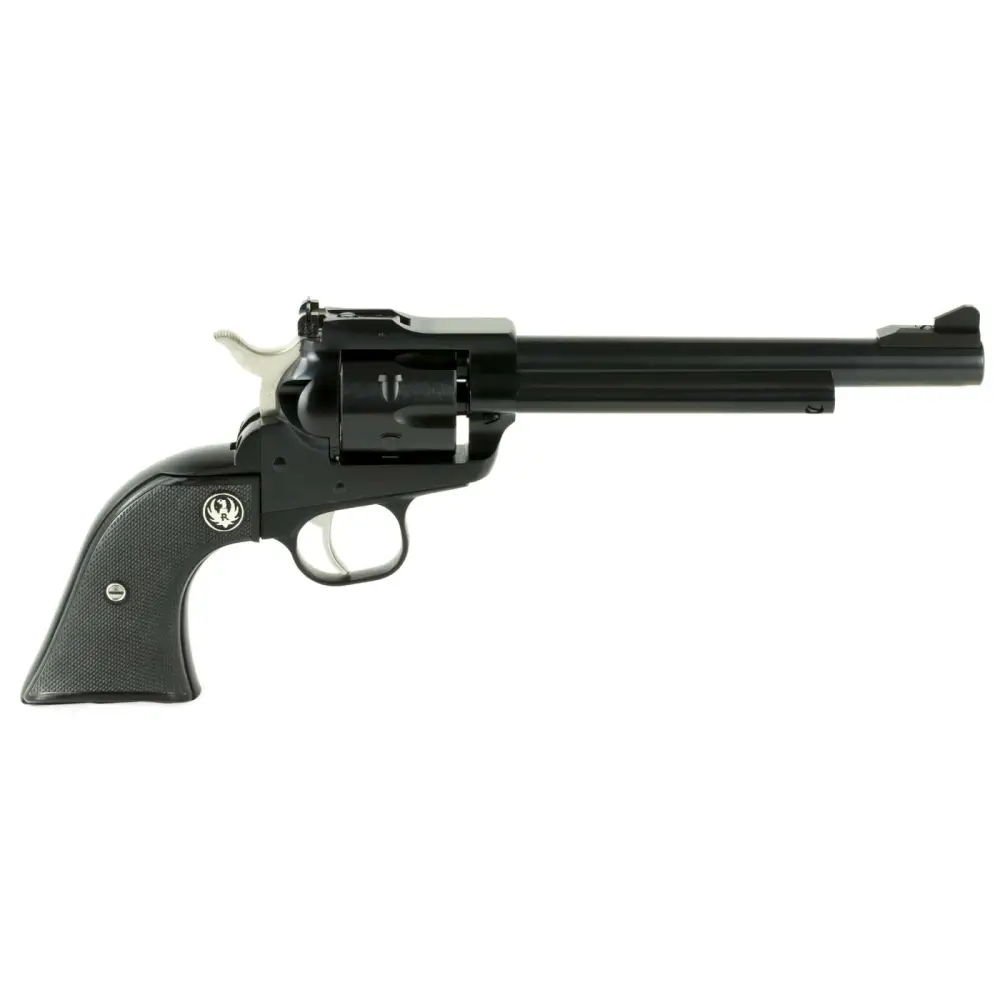 Ruger Single-Six .22 LR/.22 WMR Revolver, 6.5" Barrel, 6-Round, Hardwood Grip, Blued