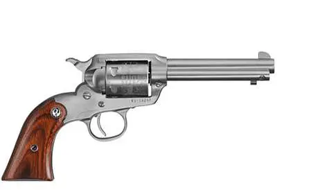 Ruger Bearcat .22 LR Revolver, 4.2" Barrel, 6-Round, Hardwood Grip, Adjustable Sights, Stainless