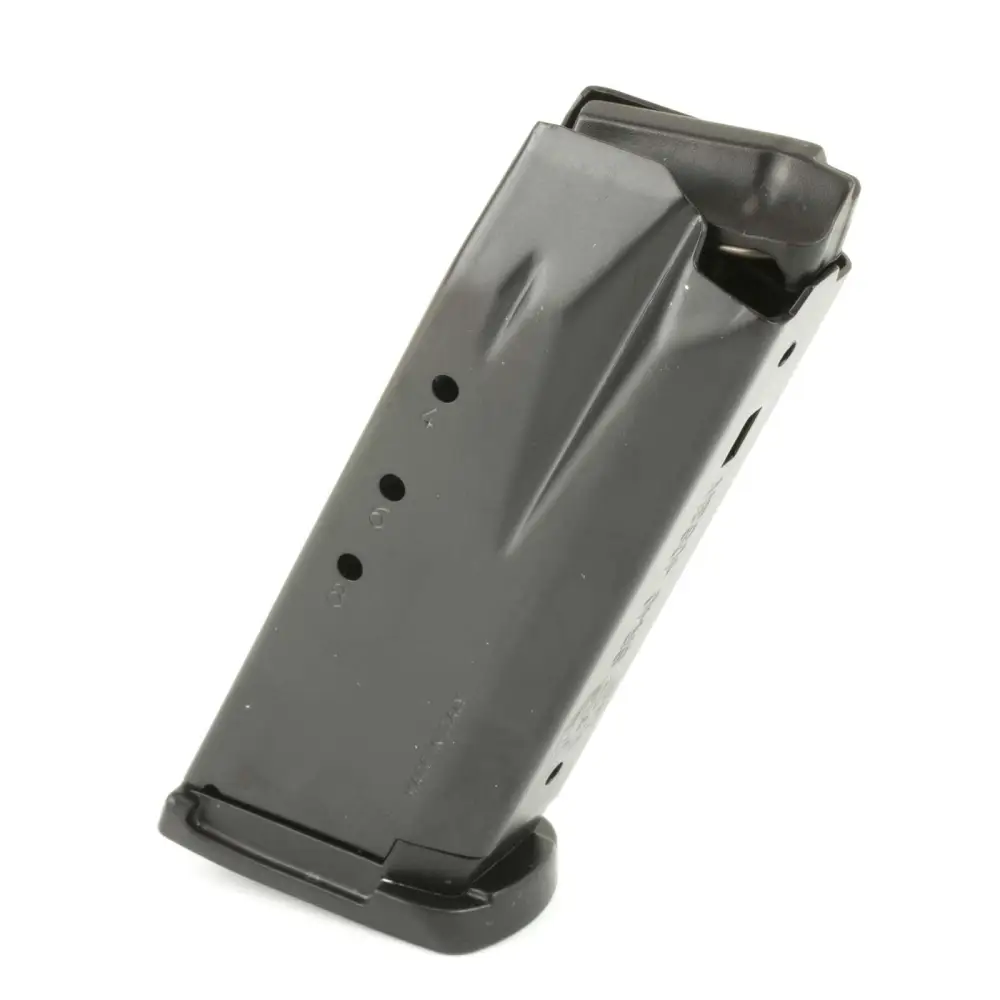Ruger SR40C 9-Round .40 S&W Magazine With Finger Extension Floorplate, Blued