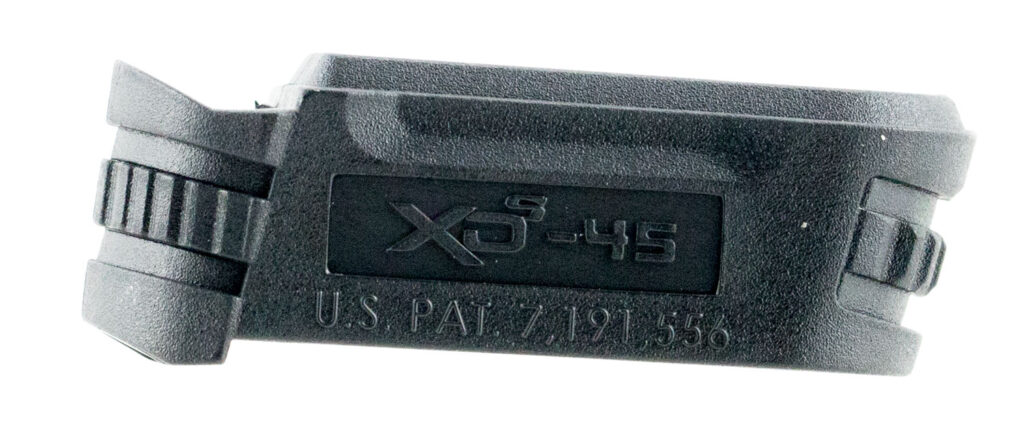 Springfield Armory XD-S .45 ACP Backstrap #1 Mid-Size Magazine Sleeve Black
