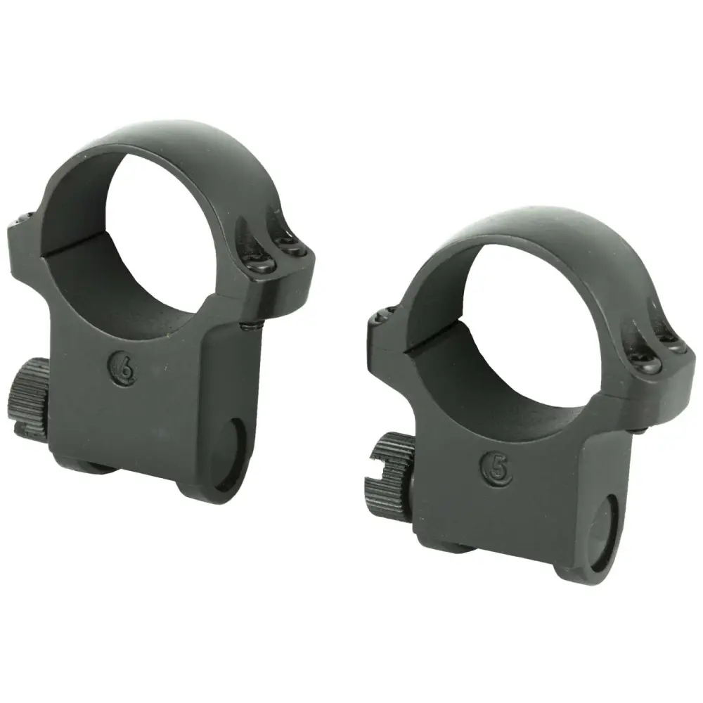 Ruger 90409 5BHM/6BHM High 1" M77 Scope Ring Set, Matte Blued - Image 6