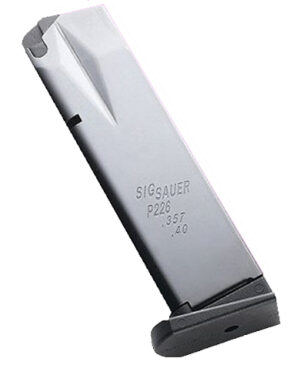SIG Sauer P226 .40 S&W 10-Round Magazine, Black Steel