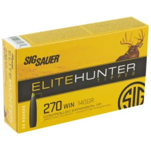 SIG Sauer .270 Win 140gr PT Ammo, 20 Rounds