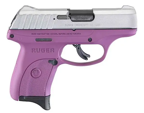 Ruger EC9s 9mm Pistol, 3.12" Barrel, 7+1, Purple Frame product image