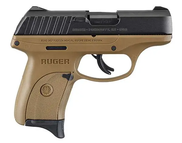 Ruger EC9s 9mm Pistol, 3.12" Barrel, 7+1, FDE product image