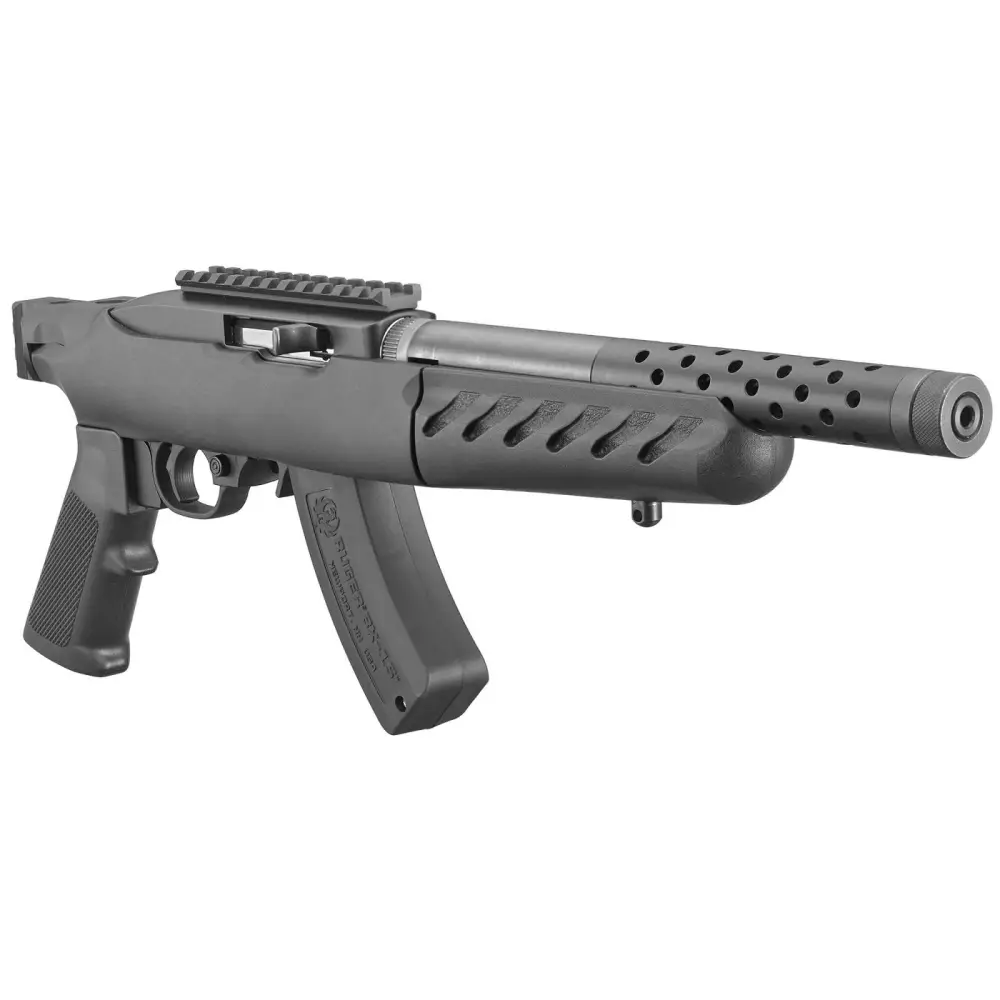Ruger 22 Charger Lite Takedown .22 LR pistol with 10-inch threaded barrel