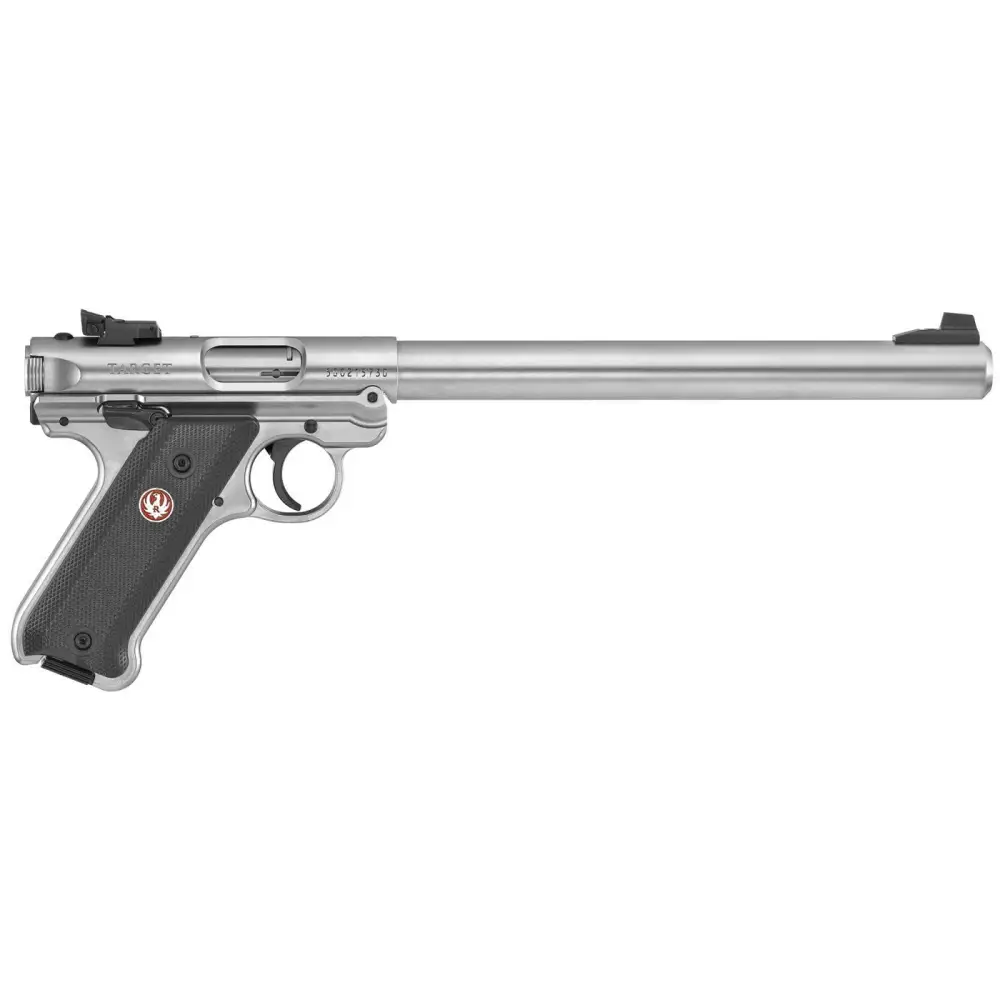 Ruger Mark IV Target .22 LR Pistol, Stainless, 10" Bull Barrel, 10+1 - Image 3