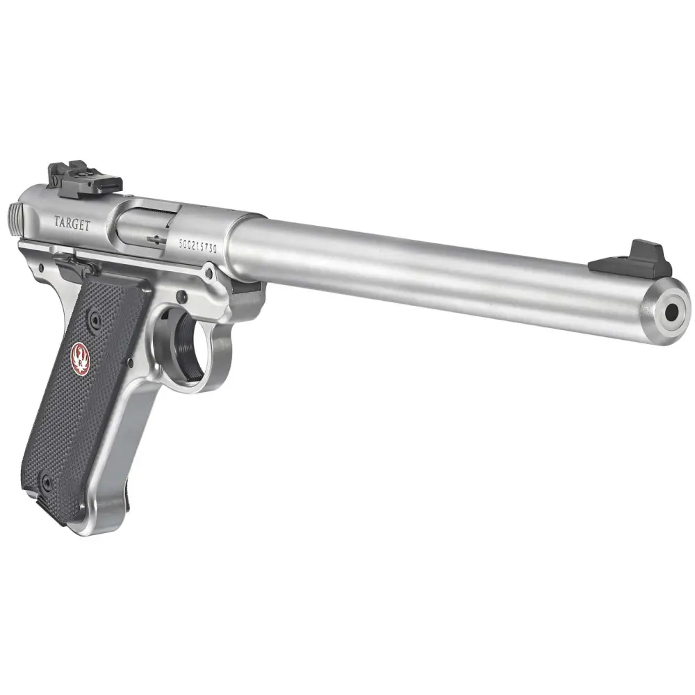 Ruger Mark IV Target .22 LR Pistol, Stainless, 10" Bull Barrel, 10+1 - Image 4