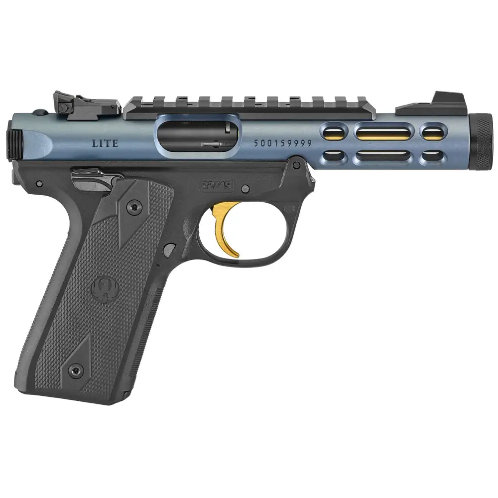 Ruger Mark IV 22/45 Lite .22 LR Pistol, Diamond Gray Anodized, 4.4" Barrel, 10+1 product image