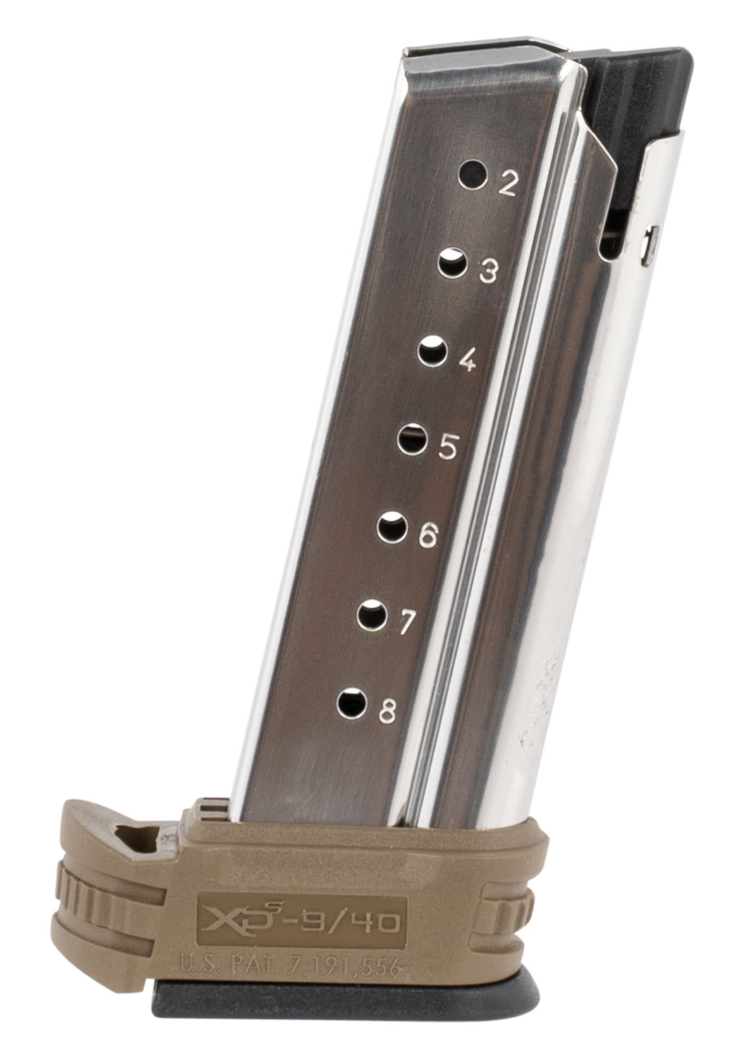 Springfield Armory XD-S 9mm 8-Round Magazine Desert FDE for XD-S