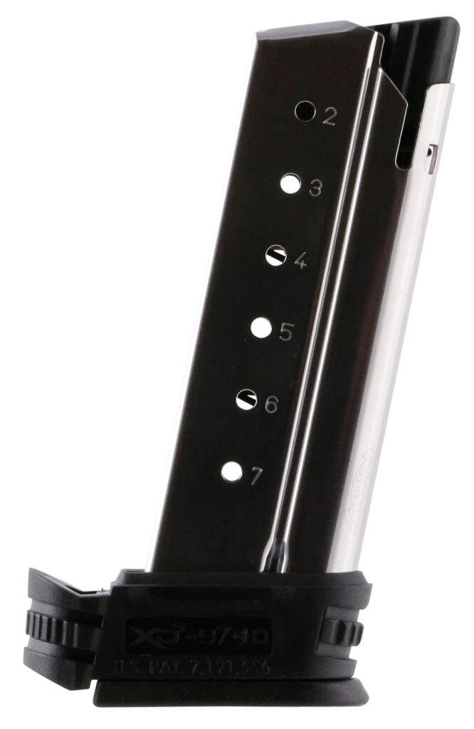 Springfield Armory XD-S .40 S&W 7-Round Magazine Stainless Steel/Black product image