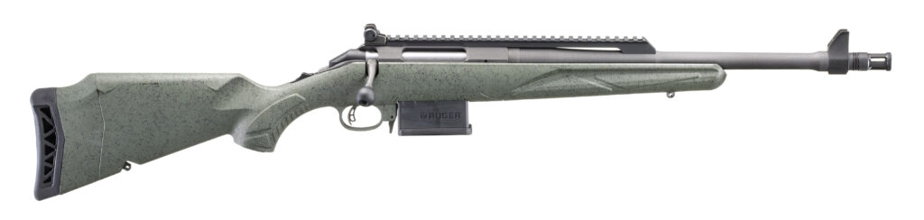 Ruger American Gen II Scout 308 Win Bolt-Action Rifle, Green Stock