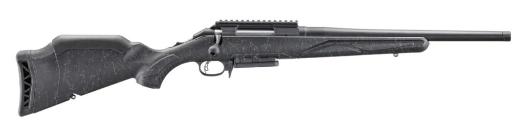 Ruger American Gen II Patrol 7mm PRC Bolt-Action Rifle, 20" Barrel, Black Splatter Synthetic Stock