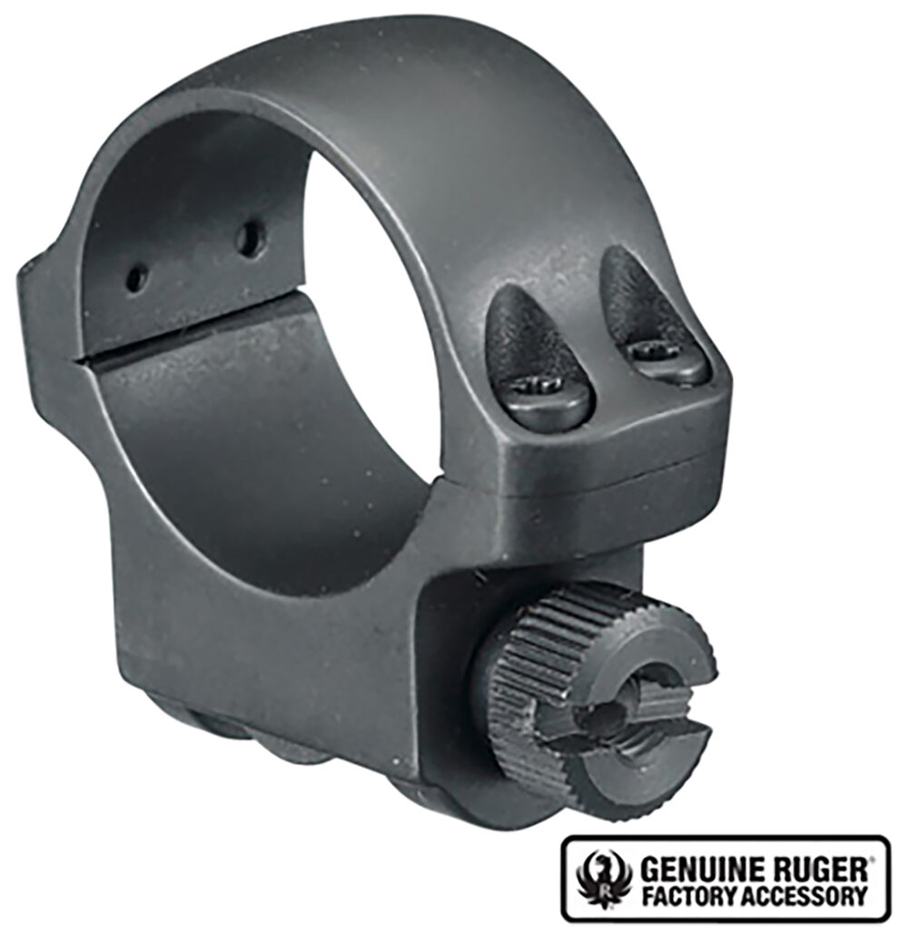 Ruger 90277 3BHM Low 1" Scope Ring, Hawkeye Matte Blued product image
