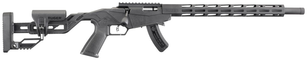 Ruger Precision Rimfire .22 LR 18-Inch, Adjustable Quick-Fit Precision Stock, M-LOK Handguard, Hard-Coat Anodized Finish, 15-Round