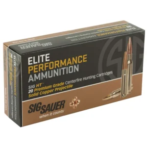 SIG Sauer Elite Hunting .308 Win 150gr Ammo, 20 Rounds