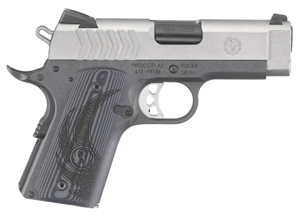 Ruger SR1911 Officer-Style 9mm Pistol, 3.6" Barrel, 8+1 product image