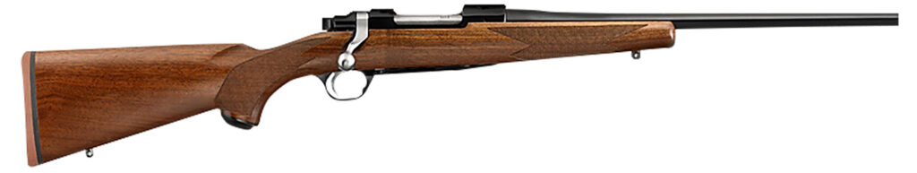 Ruger Hawkeye Compact 7mm-08 Rem Bolt-Action Rifle, 16.50" Barrel, Satin Blued Finish, American Walnut Stock, Right-Hand, 4+1