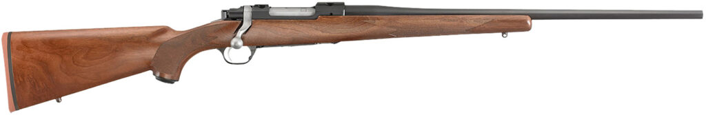 Ruger Hawkeye 257 Roberts Bolt-Action Rifle, 22" Barrel, Satin Blued Finish, American Walnut Stock, Right-Hand, 4+1