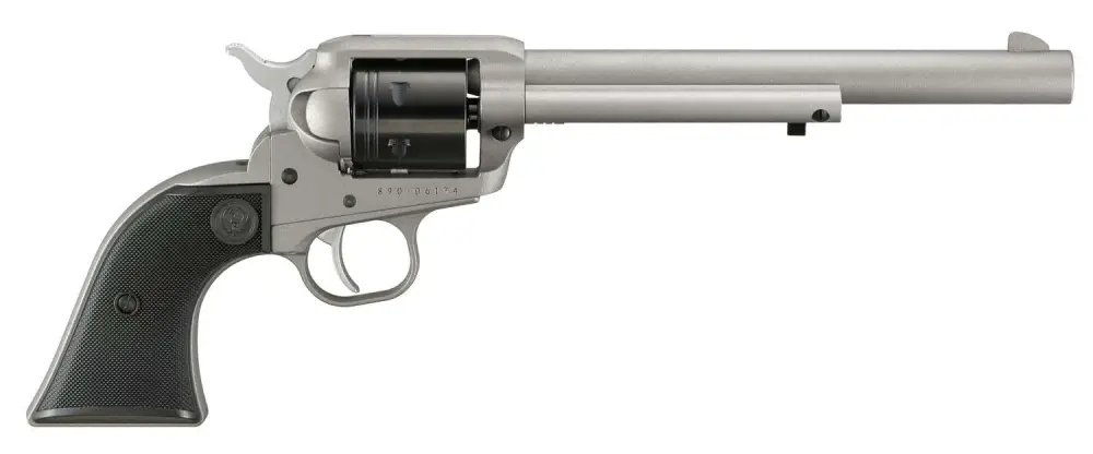 Ruger Wrangler .22 LR Revolver, 7.5" Barrel, Silver Cerakote - Image 2