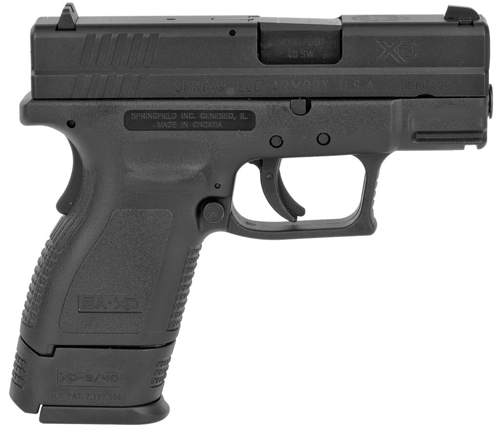 Springfield Armory XD 3-Inch Sub-Compact .40 S&W Low Capacity Pistol - .40 S&W