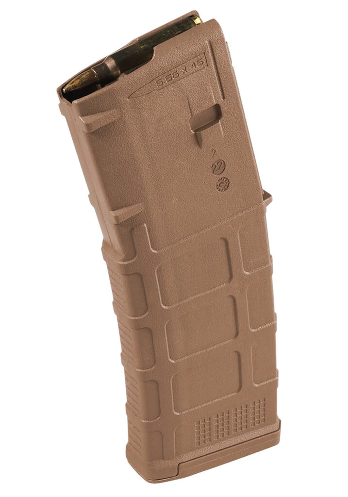 Magpul PMAG 10 AR/M4 Gen M3 Magazine, 10-Round, Medium Coyote Tan, .223 Rem/5.56 NATO