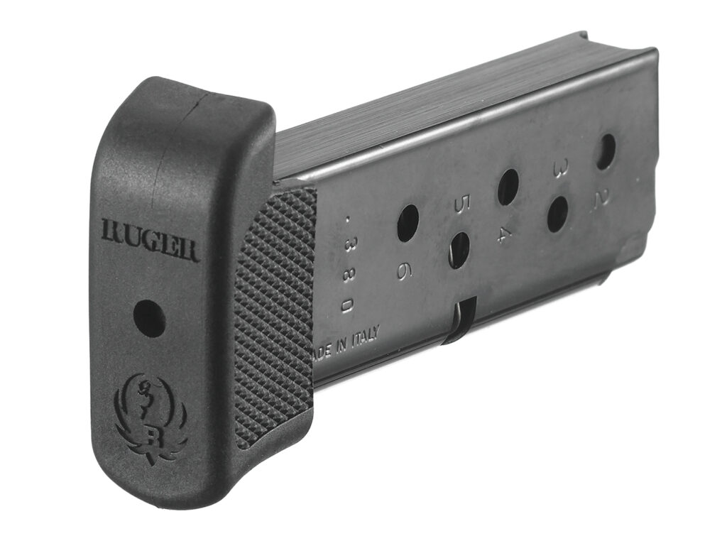 Ruger 90405 LCP 7-Round Extended .380 ACP Magazine, Blued Steel