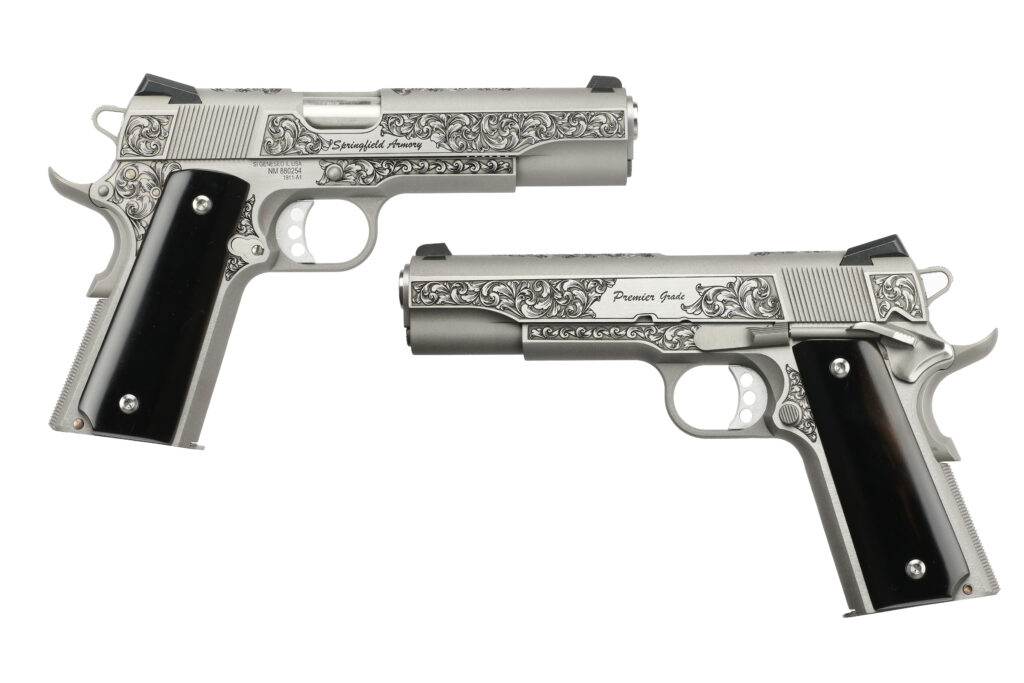 Springfield Armory 1911 Garrison .45 ACP 5-Inch 7+1 Stainless Engraved product image