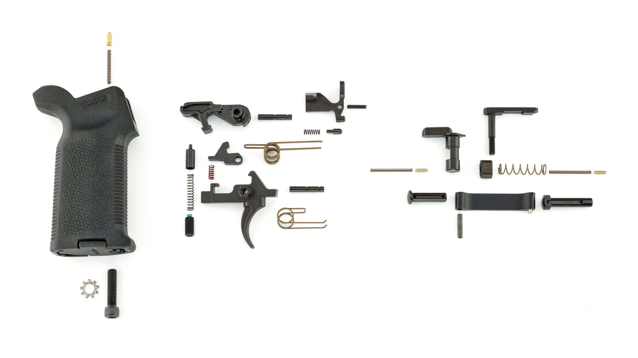 Ruger AR Lower Parts Kit Elite 452 with MOE-K2 Grip
