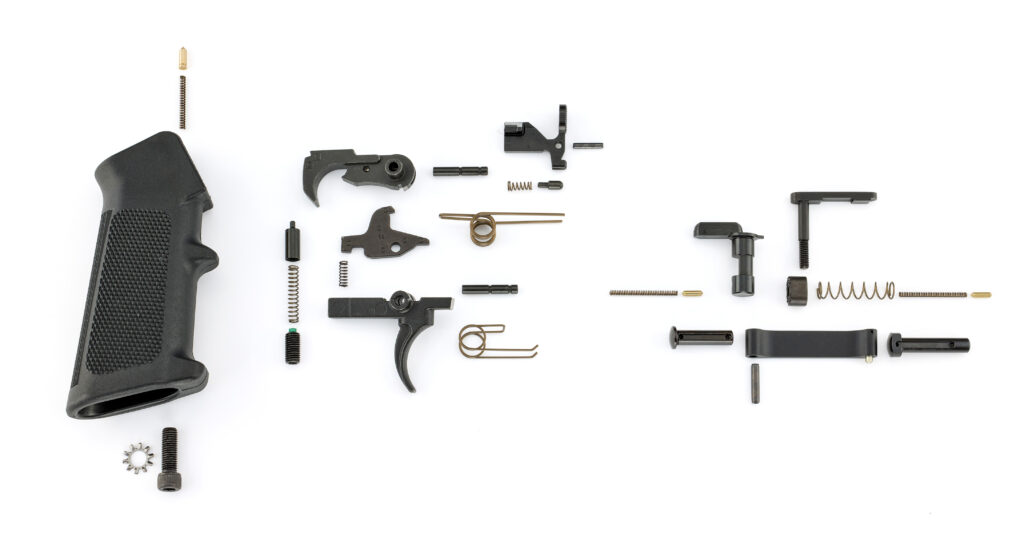 Ruger AR Lower Parts Kit with GI Trigger and A2 Grip