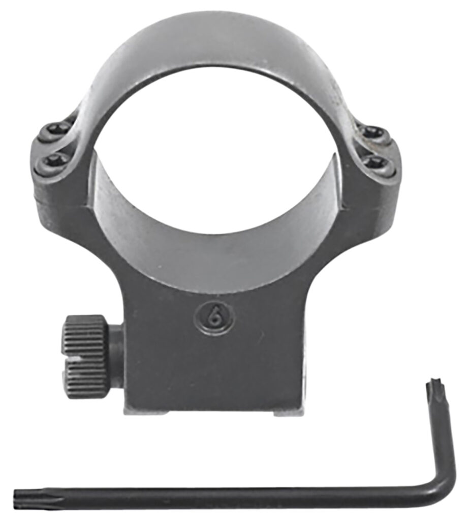 Ruger 90317 6K30TG Extra High 30mm Scope Ring, Target Grey Stainless product image