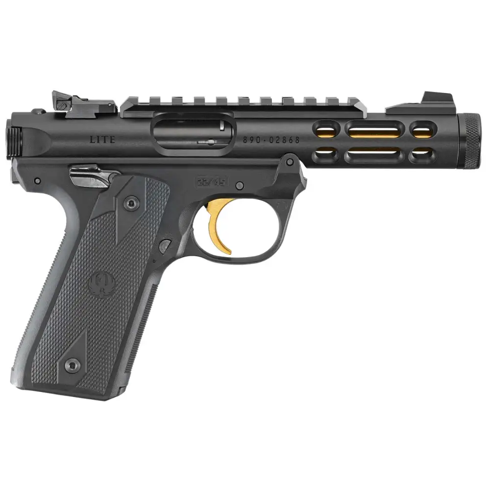 Ruger Mark IV 22/45 Lite .22 LR Pistol, Black Anodized, 4.4" Barrel, 10+1 product image