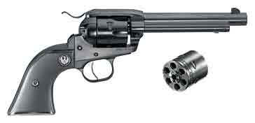 Ruger Single-Six .22 LR/.22 WMR Revolver, 5.5" Barrel, 6-Round, Convertible, Blued