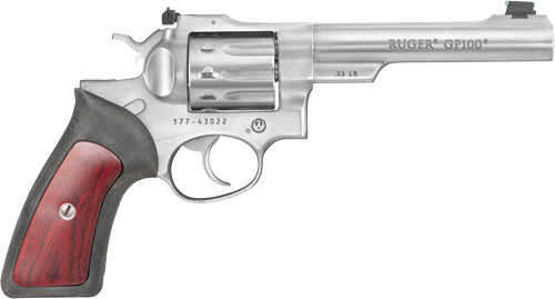 Ruger GP100 .22 LR Revolver, 6" Barrel, Stainless, 10-Shot product image