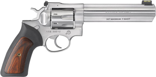 Ruger GP100 .357 Magnum Revolver, 6" Barrel, Stainless, 7-Shot product image