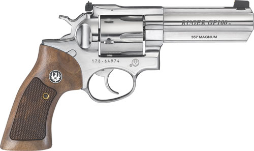 Ruger GP100 .357 Magnum Revolver, 4.2" Barrel, Polished stainless, TALO product image