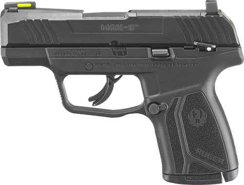 Ruger Max-9 9mm Pistol, 3.2" Barrel, 10+1, Day/Night Sights