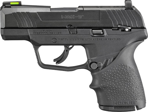 Ruger Max-9 9mm Pistol, 3.2" Barrel, 10+1, Hogue Grip, Day/Night Sights