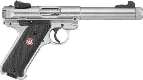 Ruger Mark IV Target .22 LR Pistol, Stainless, 5.5" Threaded Barrel, 10+1 product image