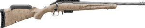Ruger American Gen II Ranch 7.62x39 Bolt-Action Rifle, 16.10" Barrel, Cobalt Cerakote Finish, Flat Dark Earth Synthetic Stock