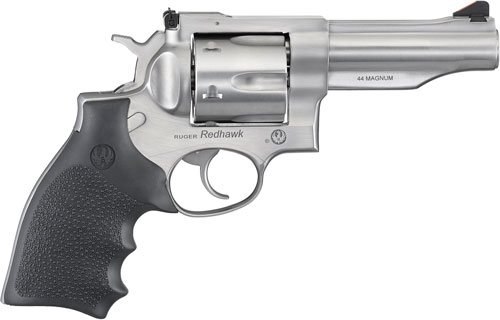 Ruger Redhawk .44 Magnum Revolver, 4.2" Barrel, 6-Round, Rubber Grip, Stainless