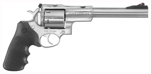 Ruger Super Redhawk .480 Ruger Revolver, 7.5" Barrel, 6-Round, Hogue Tamer Grip, Stainless