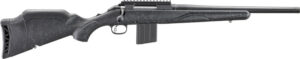 Ruger American Gen II Patrol Bolt-Action Rifle, 16.1" Barrel, Black Splatter Synthetic Stock