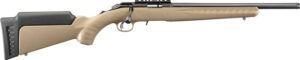 Ruger American Rimfire .22 WMR Rifle, 16" Barrel, Flat Dark Earth Synthetic Stock, 15-Round