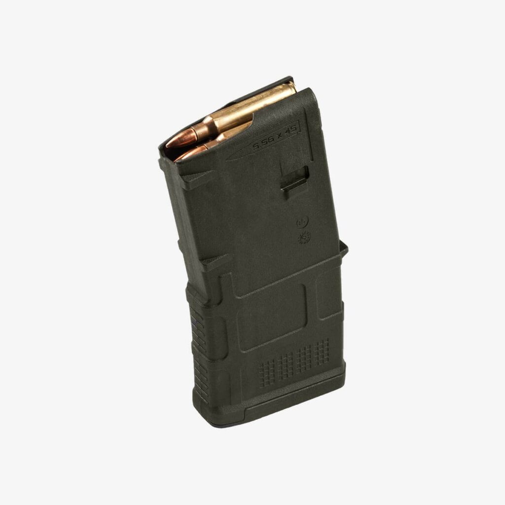 Magpul PMAG 20 AR/M4 Gen M3 Magazine, 20-Round, Olive Drab Green, .223 Rem/5.56 NATO