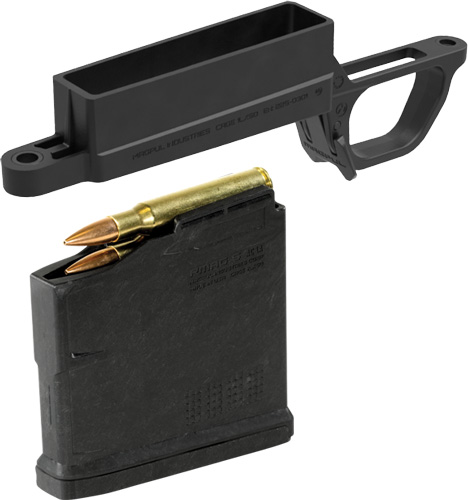 Magpul Bolt Action Magazine Well, Remington 700 Long Action, Black