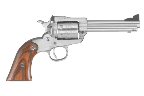 Ruger Bearcat .22 LR Revolver, 4.2" Barrel, 6-Round, Hardwood Grip, Adjustable Rear Sight, Stainless